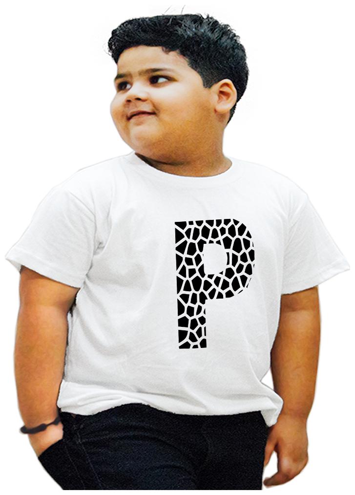 

HEYUZE Boy Cotton Printed T-shirt - White