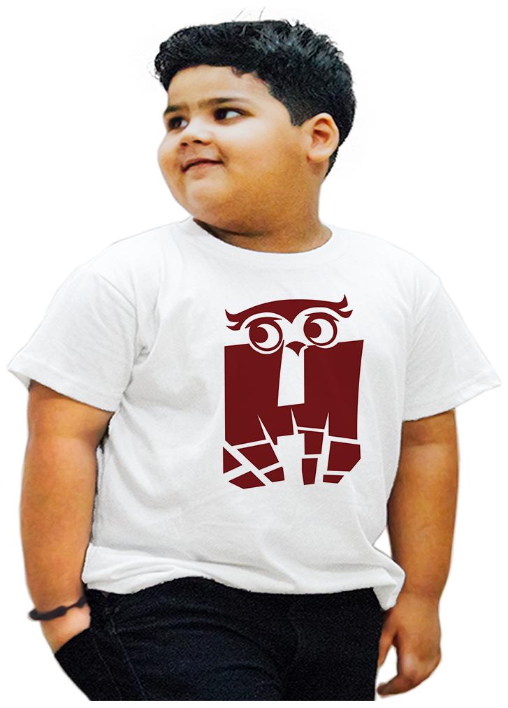 

HEYUZE Boy Cotton Printed T-shirt - White