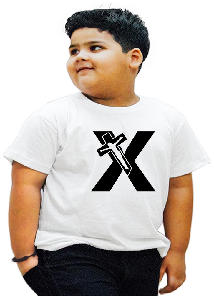 

HEYUZE Boy Cotton Printed T-shirt - White