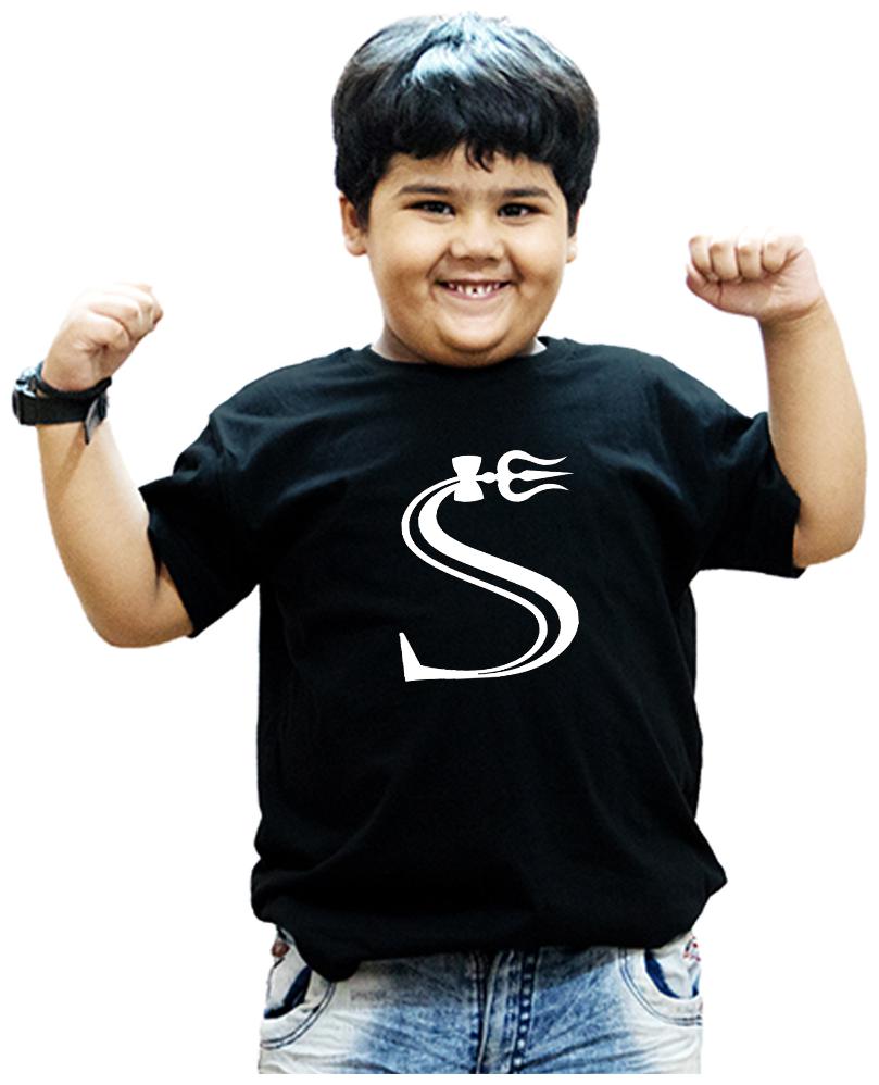 

HEYUZE Boy Cotton Printed T-shirt - Black