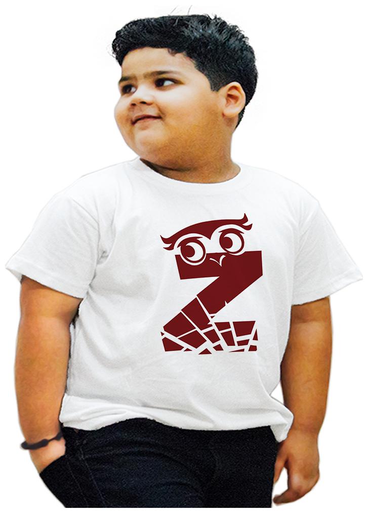 

HEYUZE Boy Cotton Printed T-shirt - White