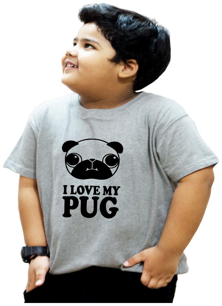 

HEYUZE Boy Cotton Solid T-shirt - Grey