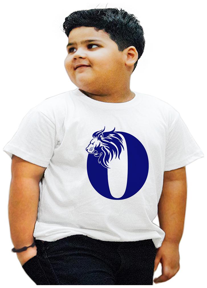 

HEYUZE Boy Cotton Printed T-shirt - White