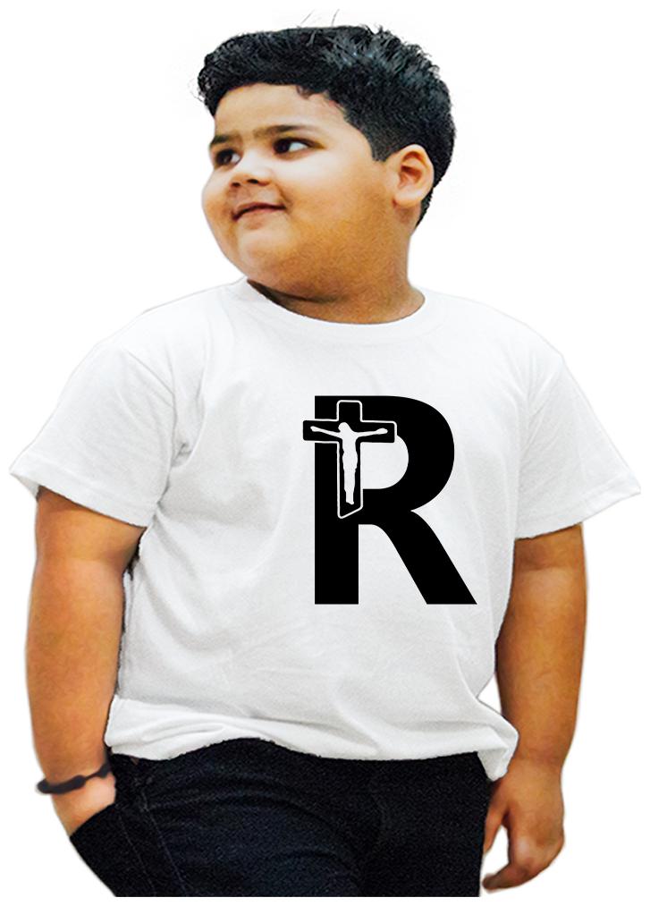 

HEYUZE Boy Cotton Printed T-shirt - White