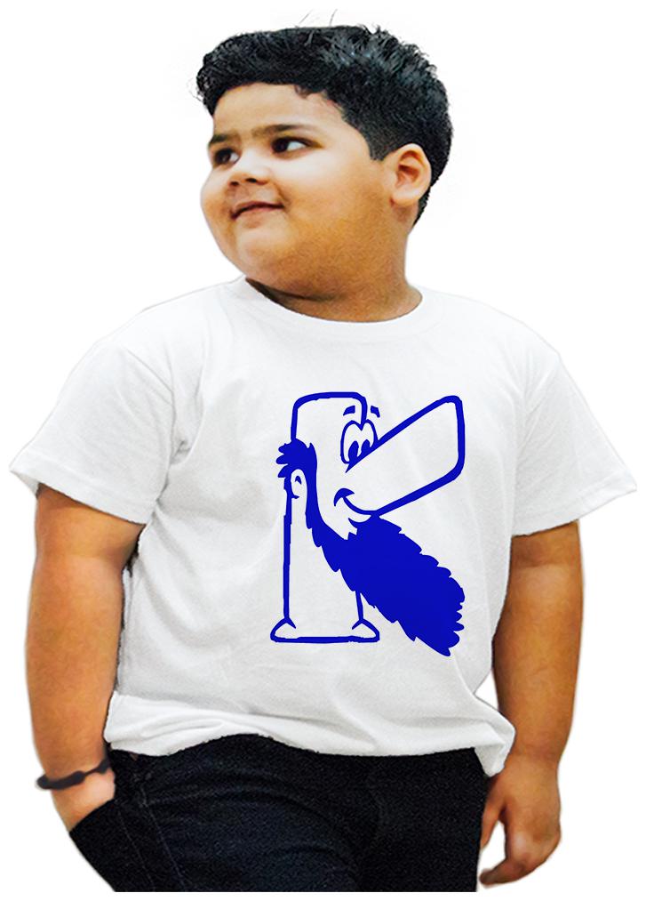 

HEYUZE Boy Cotton Printed T-shirt - White
