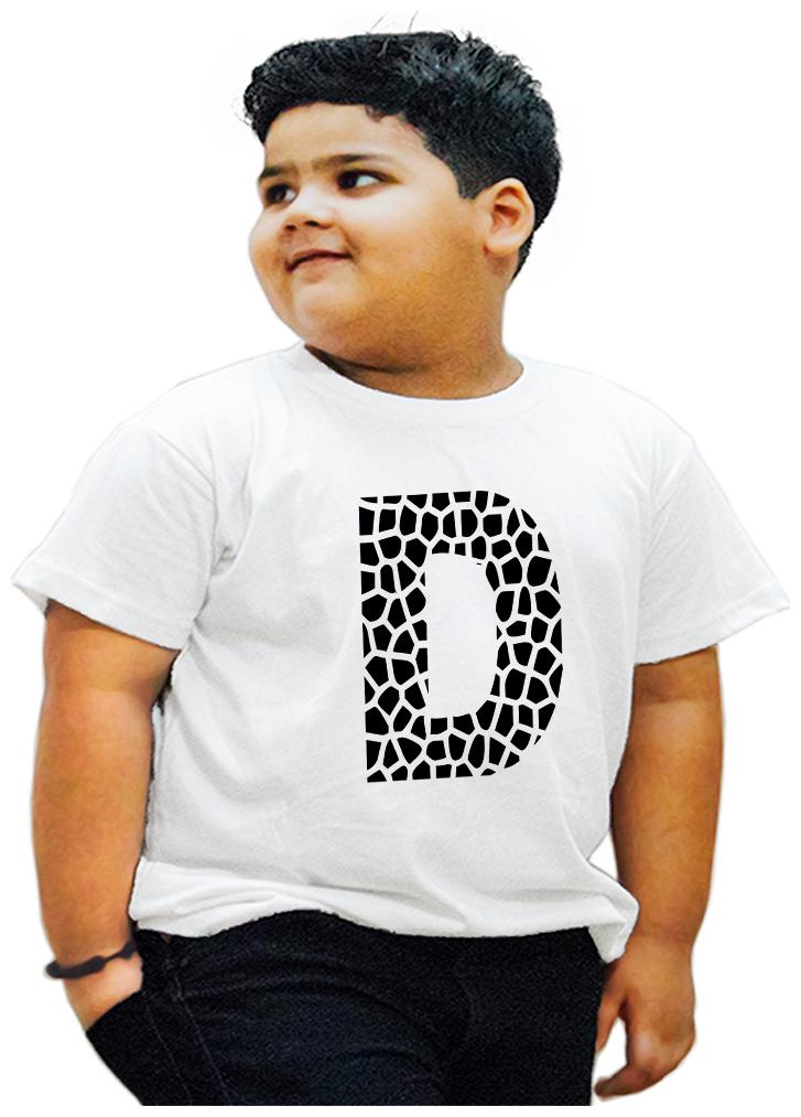 

HEYUZE Boy Cotton Printed T-shirt - White