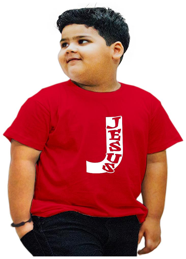 

HEYUZE Boy Cotton Printed T-shirt - Red