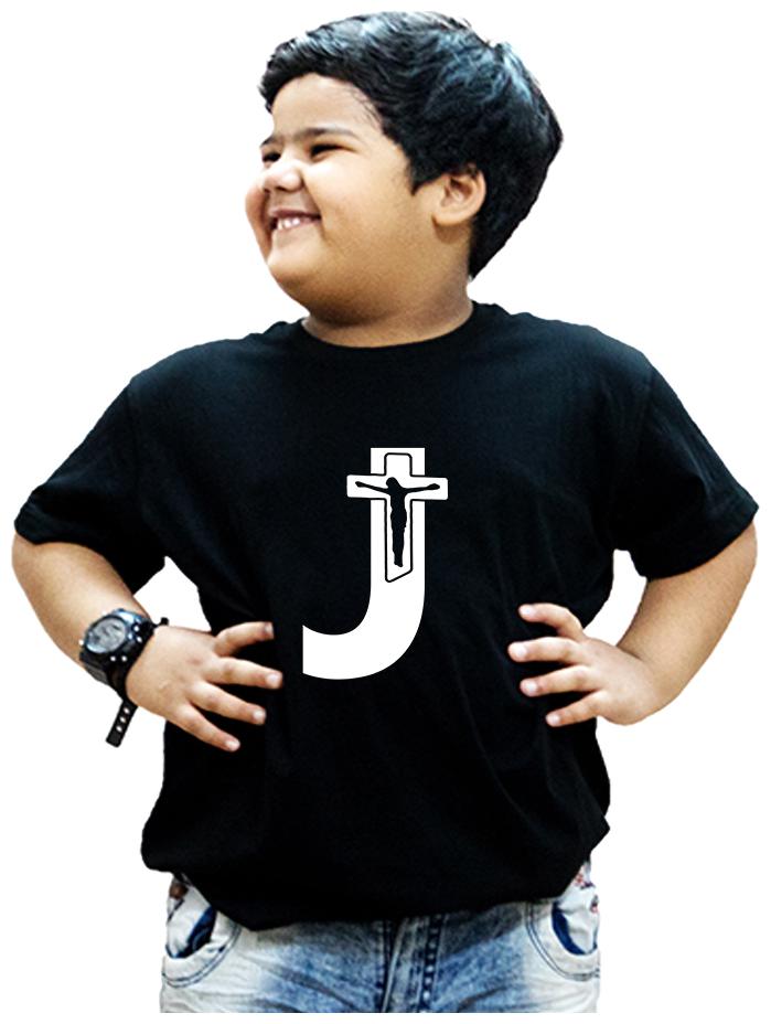 

HEYUZE Boy Cotton Printed T-shirt - Black