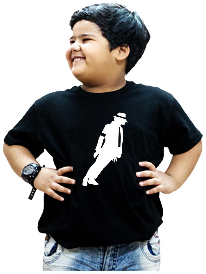 

HEYUZE Boy Cotton Solid T-shirt - Black