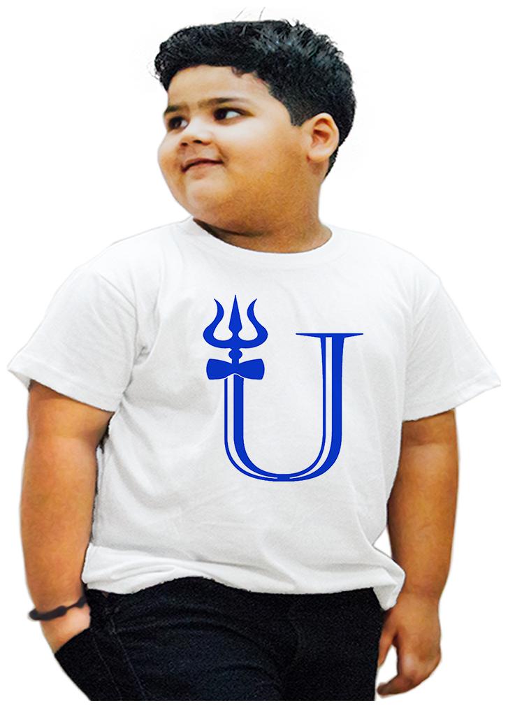 

HEYUZE Boy Cotton Printed T-shirt - White