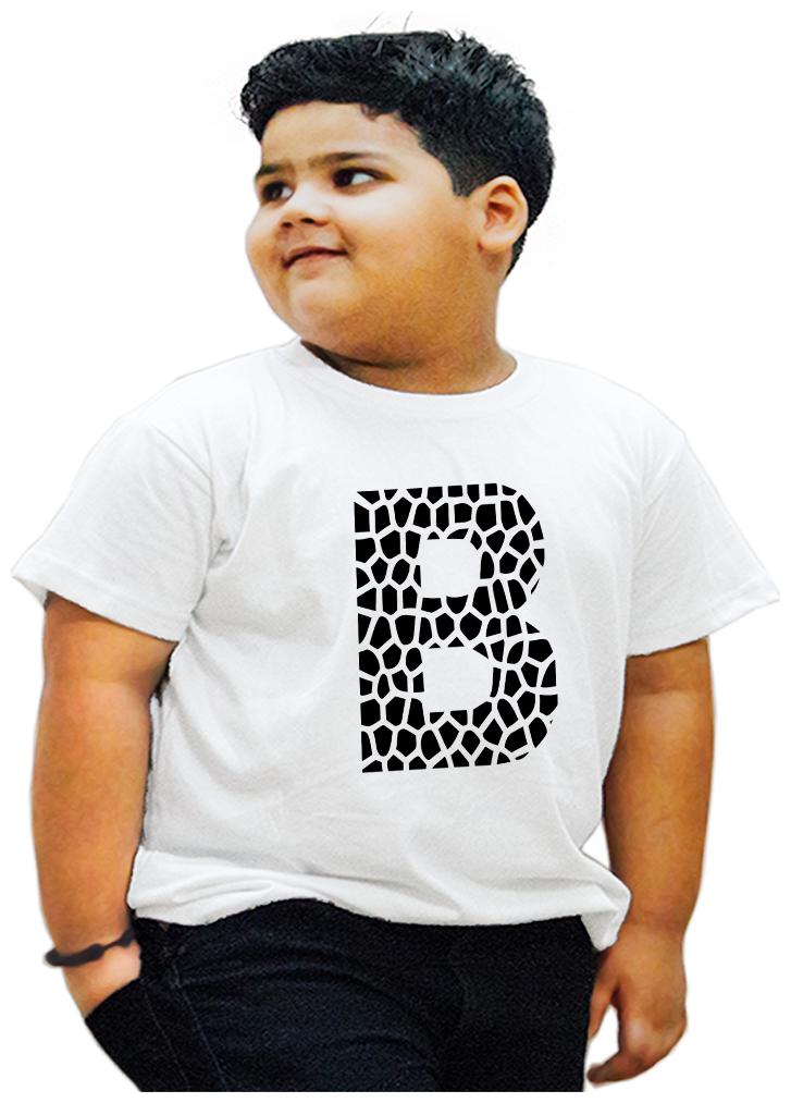 

HEYUZE Boy Cotton Printed T-shirt - White