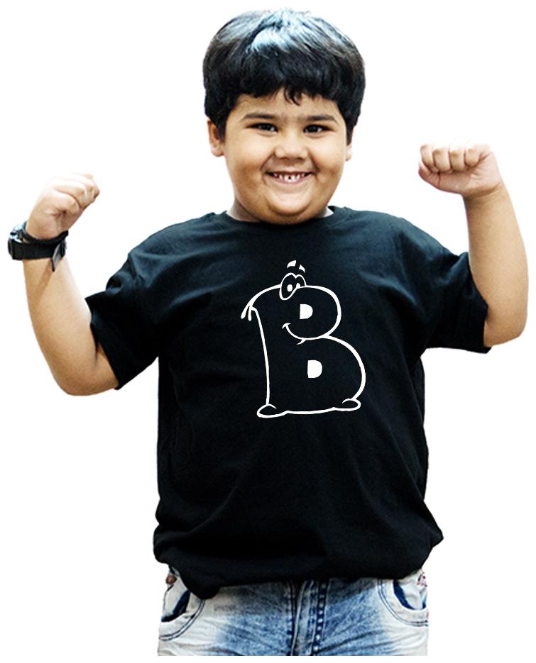 

HEYUZE Boy Cotton Printed T-shirt - Black