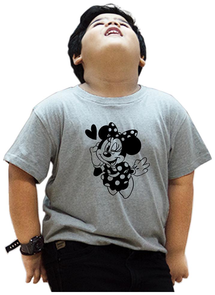 

HEYUZE Boy Cotton Solid T-shirt - Grey