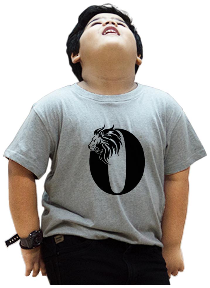 

HEYUZE Boy Cotton Printed T-shirt - Grey