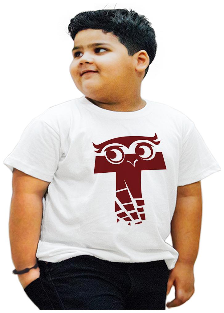 

HEYUZE Boy Cotton Printed T-shirt - White