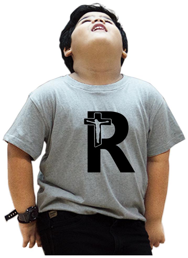 

HEYUZE Boy Cotton Printed T-shirt - Grey