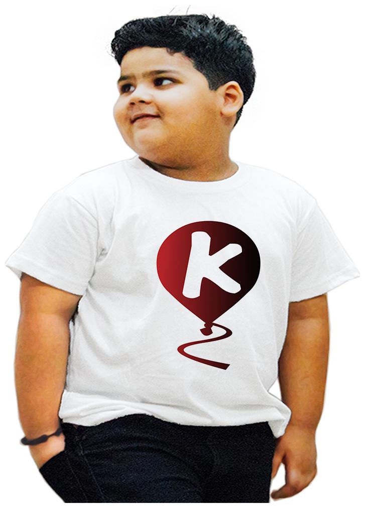 

HEYUZE Boy Cotton Printed T-shirt - White