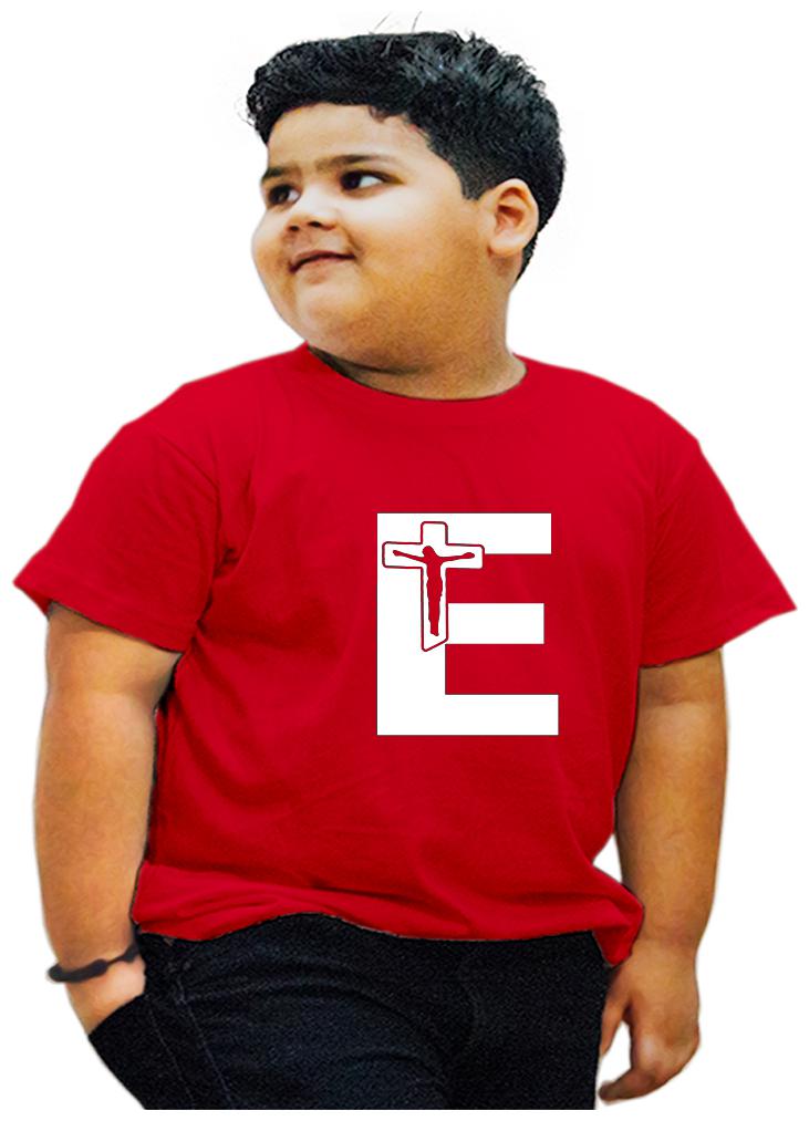 

HEYUZE Boy Cotton Printed T-shirt - Red