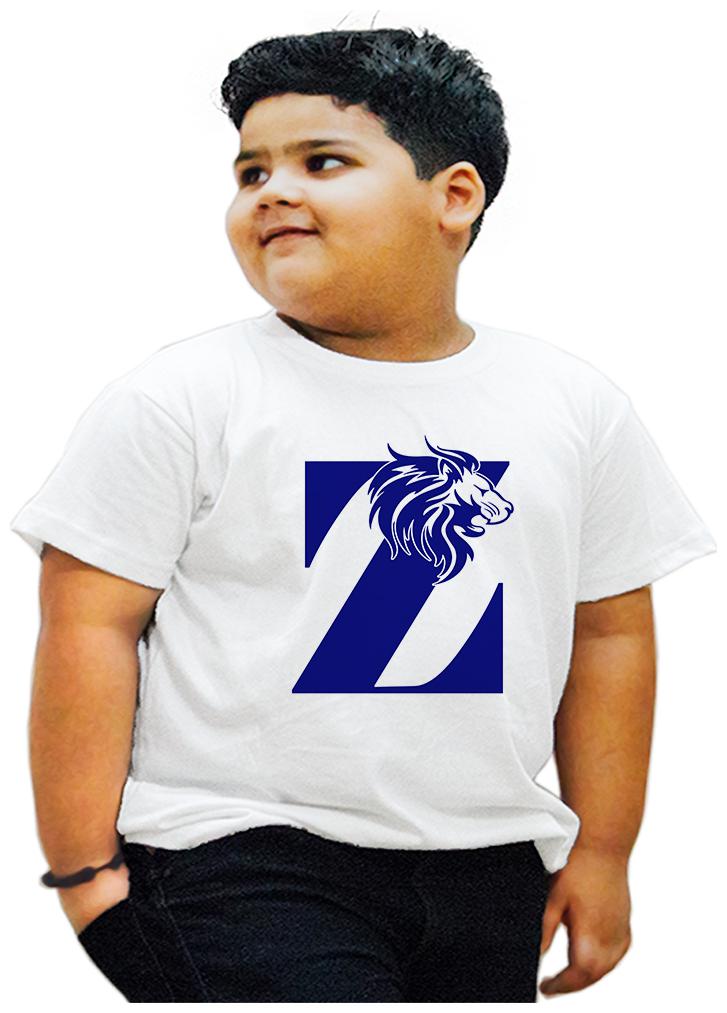 

HEYUZE Boy Cotton Printed T-shirt - White