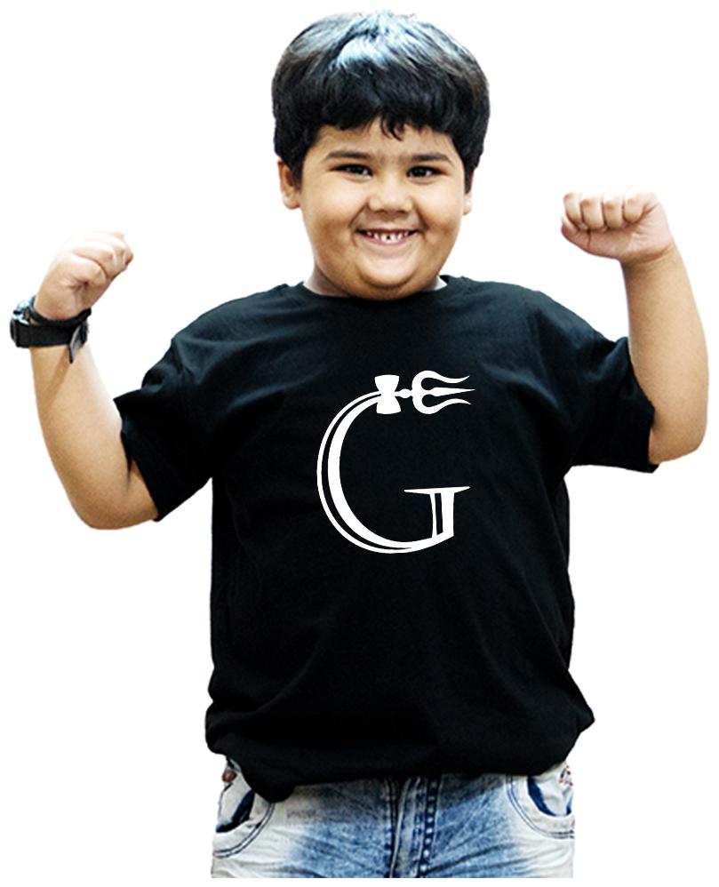 

HEYUZE Boy Cotton Printed T-shirt - Black
