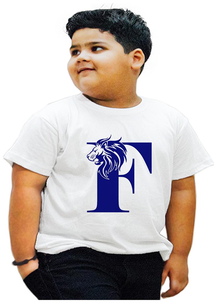 

HEYUZE Boy Cotton Printed T-shirt - White