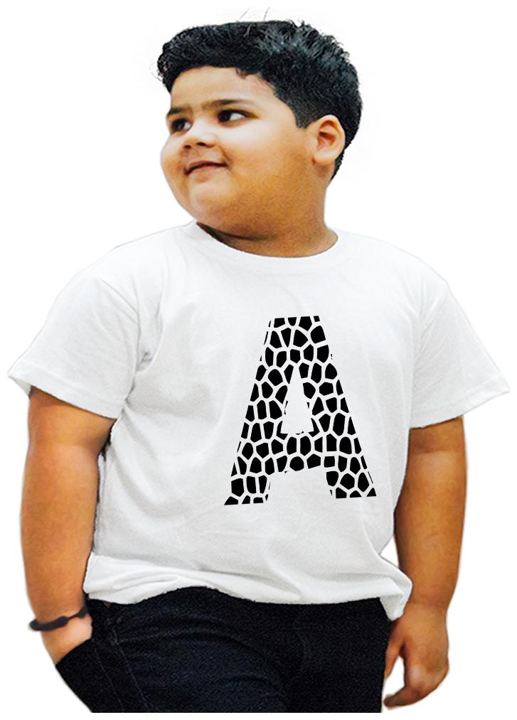 

HEYUZE Boy Cotton Printed T-shirt - White