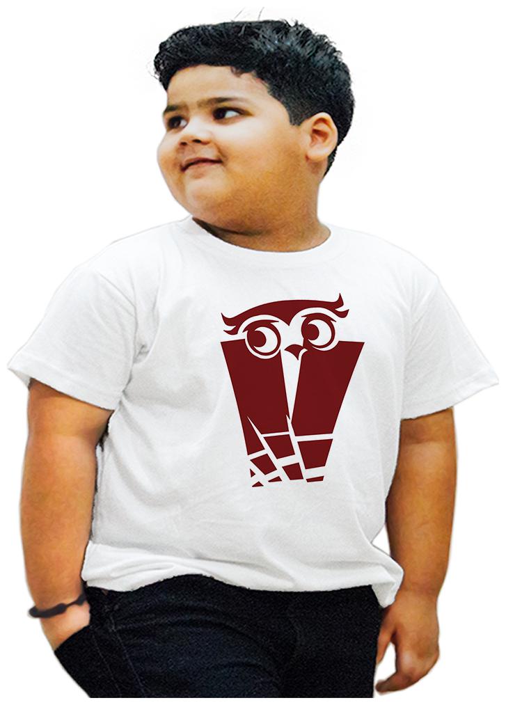 

HEYUZE Boy Cotton Printed T-shirt - White