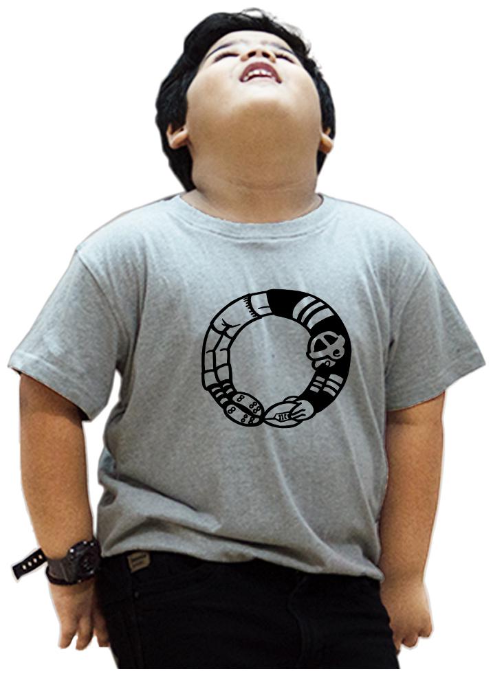 

HEYUZE Boy Cotton Printed T-shirt - Grey