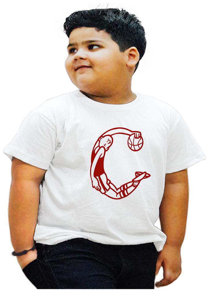 

HEYUZE Boy Cotton Printed T-shirt - White