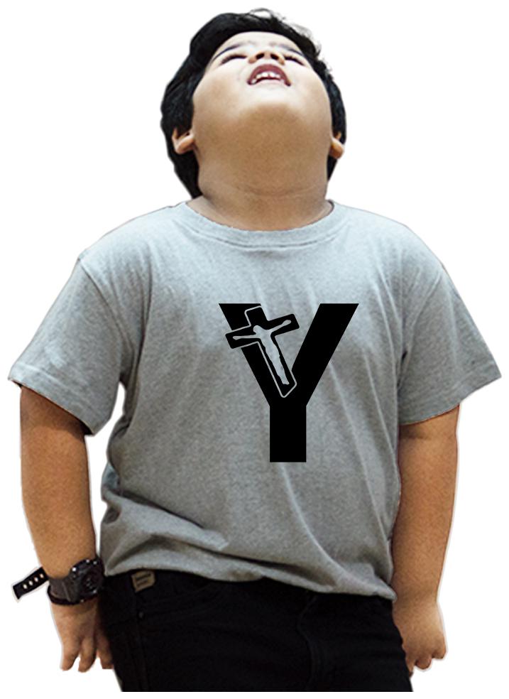 

HEYUZE Boy Cotton Printed T-shirt - Grey