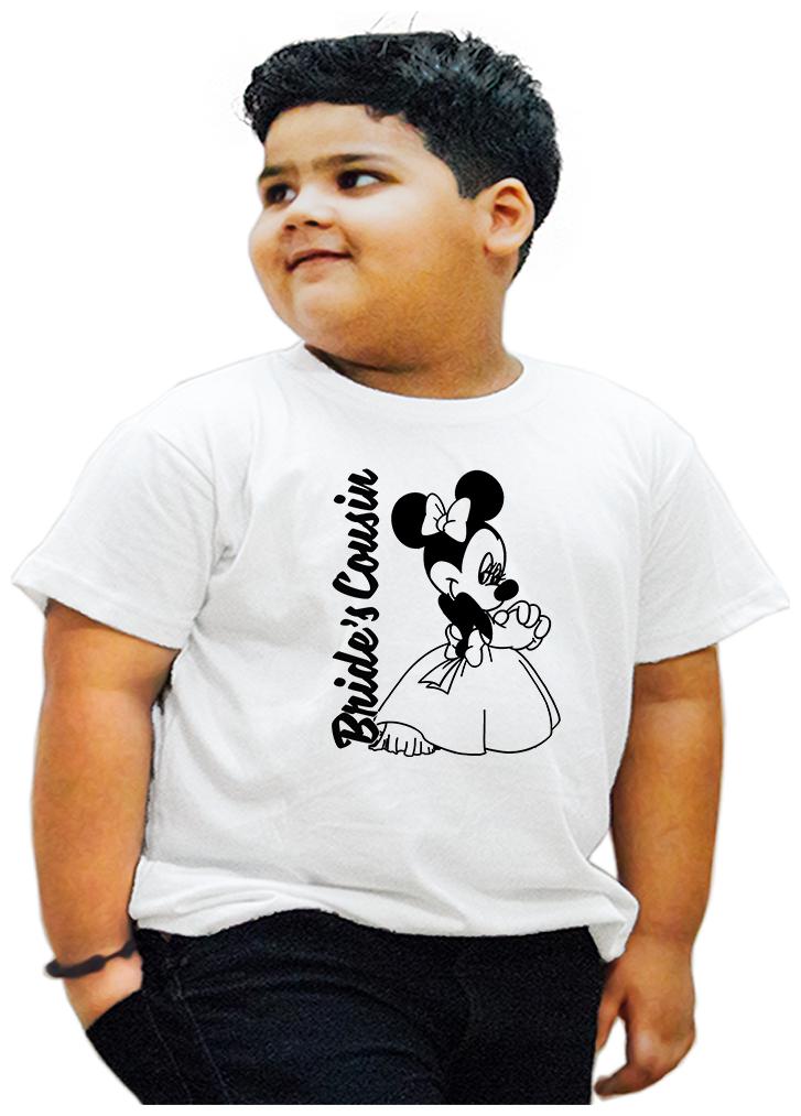 

HEYUZE Boy Cotton Printed T-shirt - White
