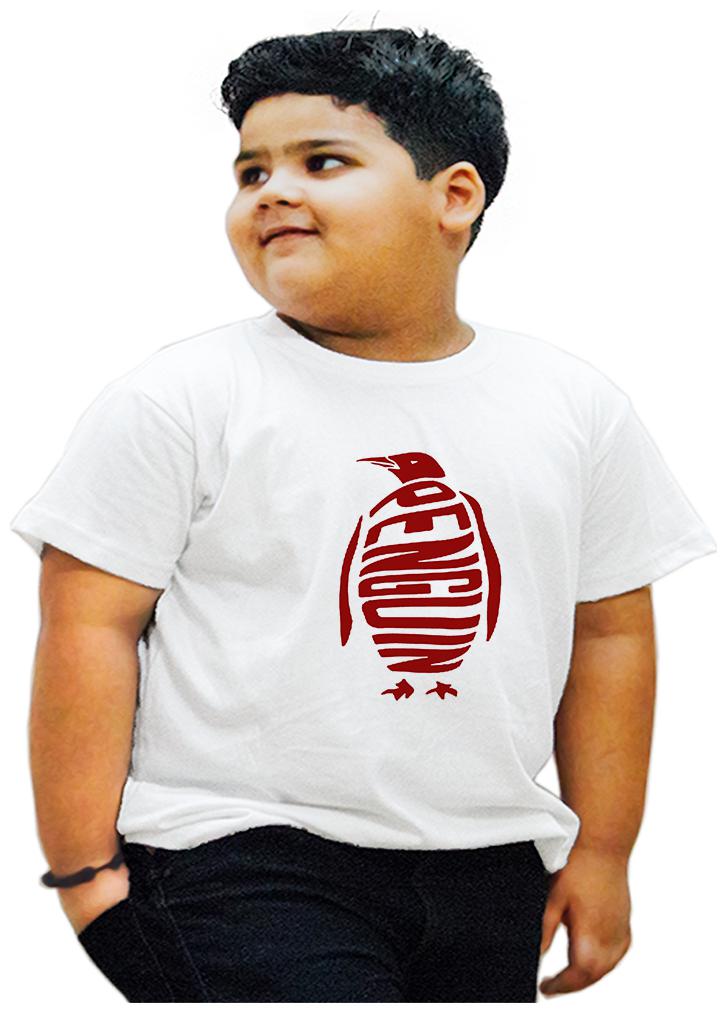 

HEYUZE Boy Cotton Printed T-shirt - White
