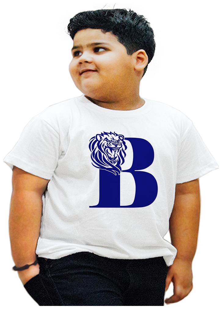 

HEYUZE Boy Cotton Printed T-shirt - White