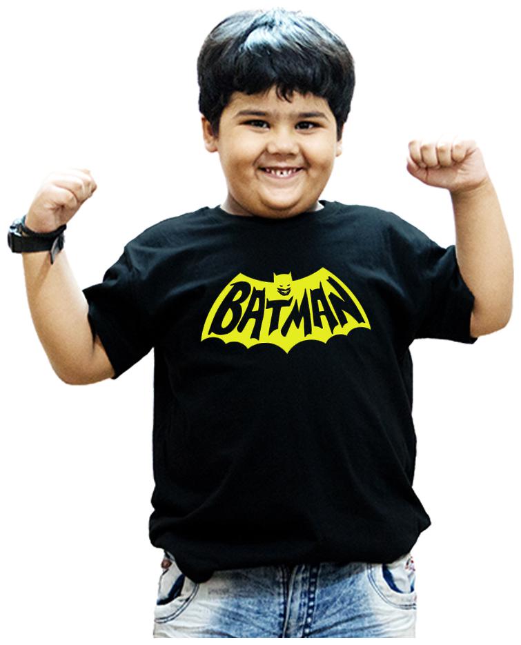 

HEYUZE Boy Cotton Solid T-shirt - Black