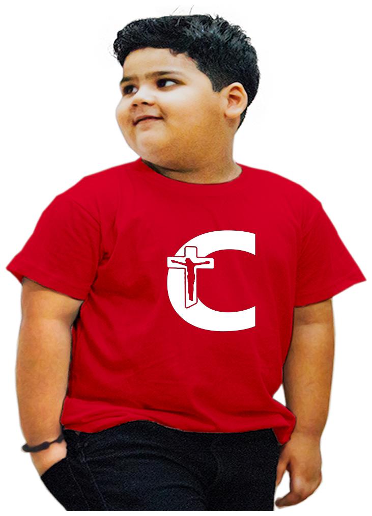 

HEYUZE Boy Cotton Printed T-shirt - Red