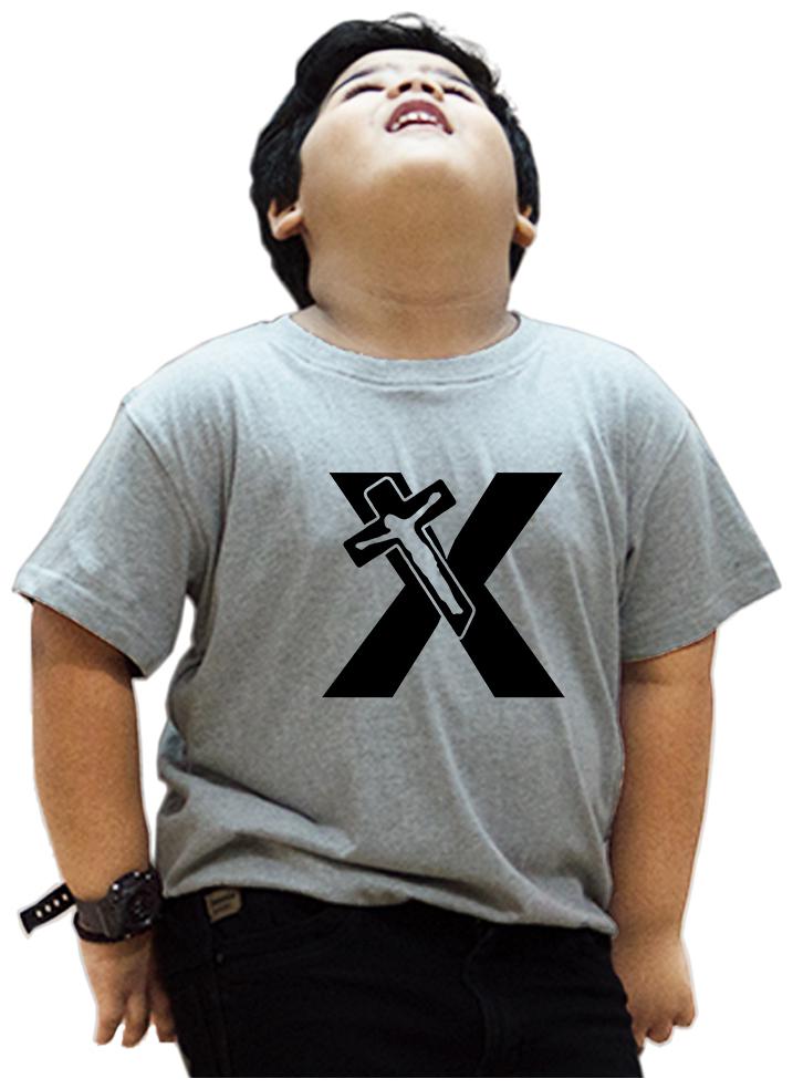 

HEYUZE Boy Cotton Printed T-shirt - Grey