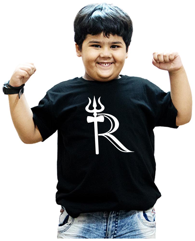 

HEYUZE Boy Cotton Printed T-shirt - Black