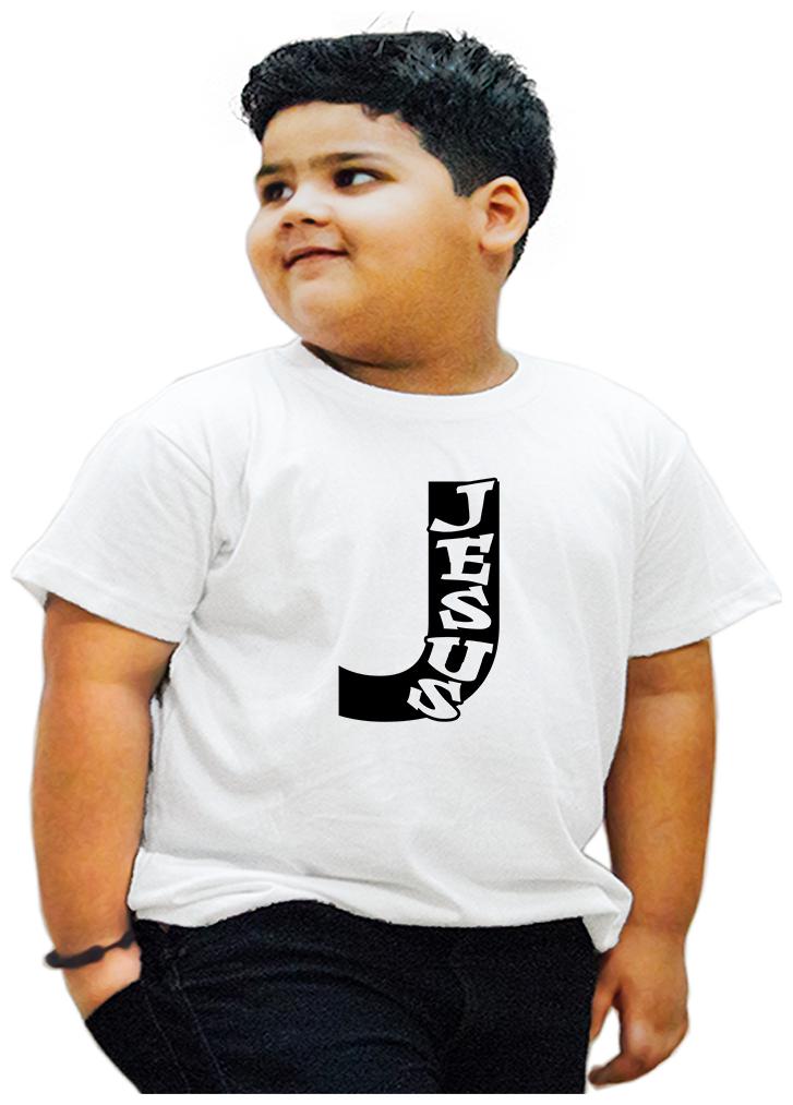 

HEYUZE Boy Cotton Printed T-shirt - White