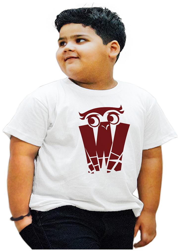 

HEYUZE Boy Cotton Printed T-shirt - White