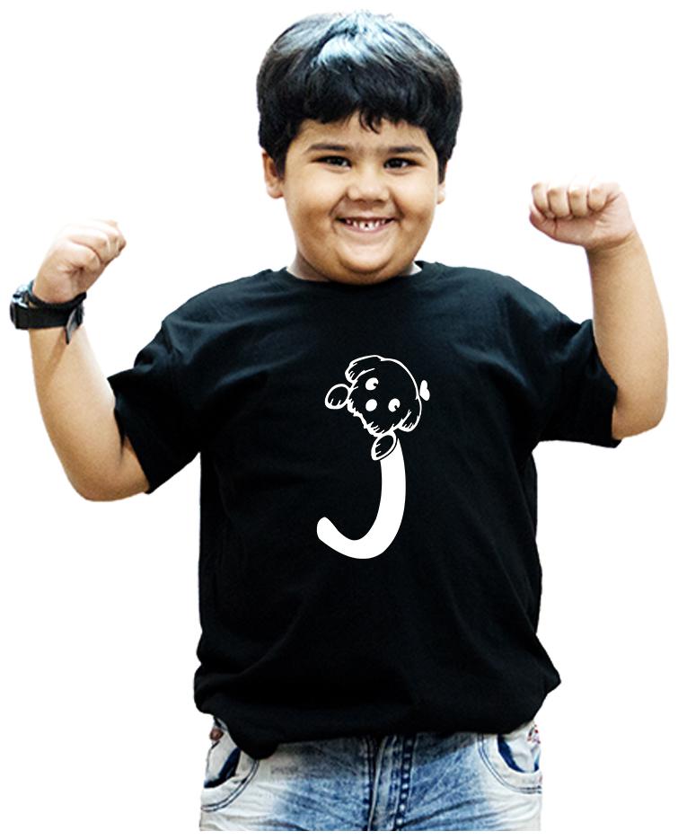 

HEYUZE Boy Cotton Solid T-shirt - Black