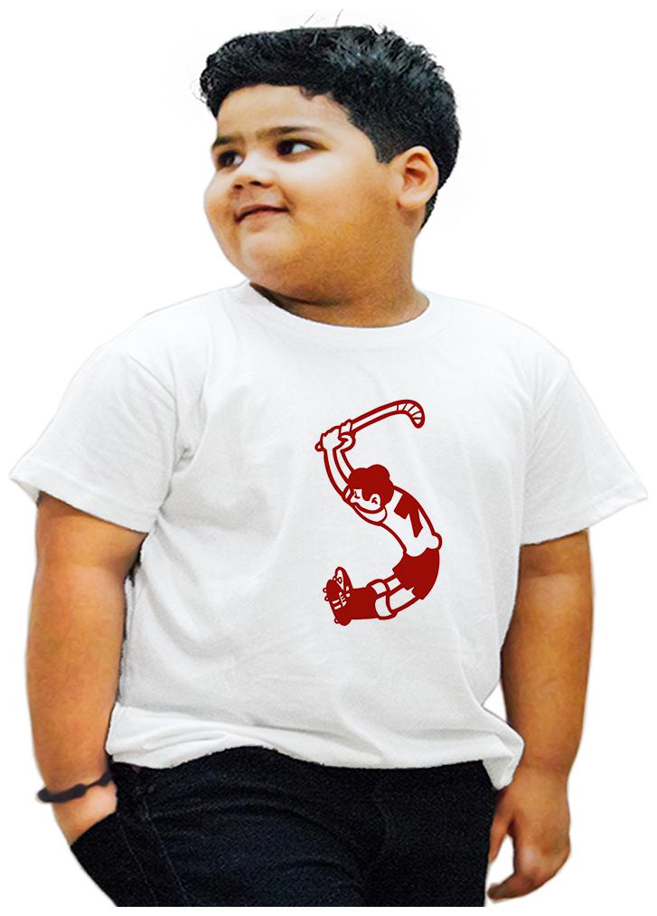 

HEYUZE Boy Cotton Printed T-shirt - White