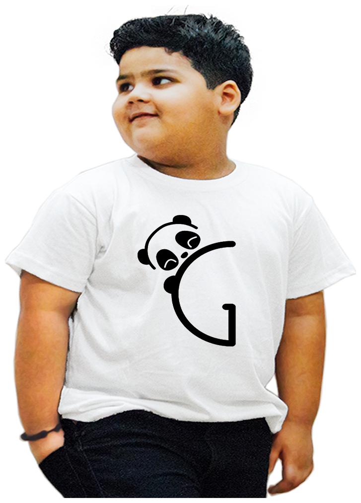 

HEYUZE Boy Cotton Printed T-shirt - White
