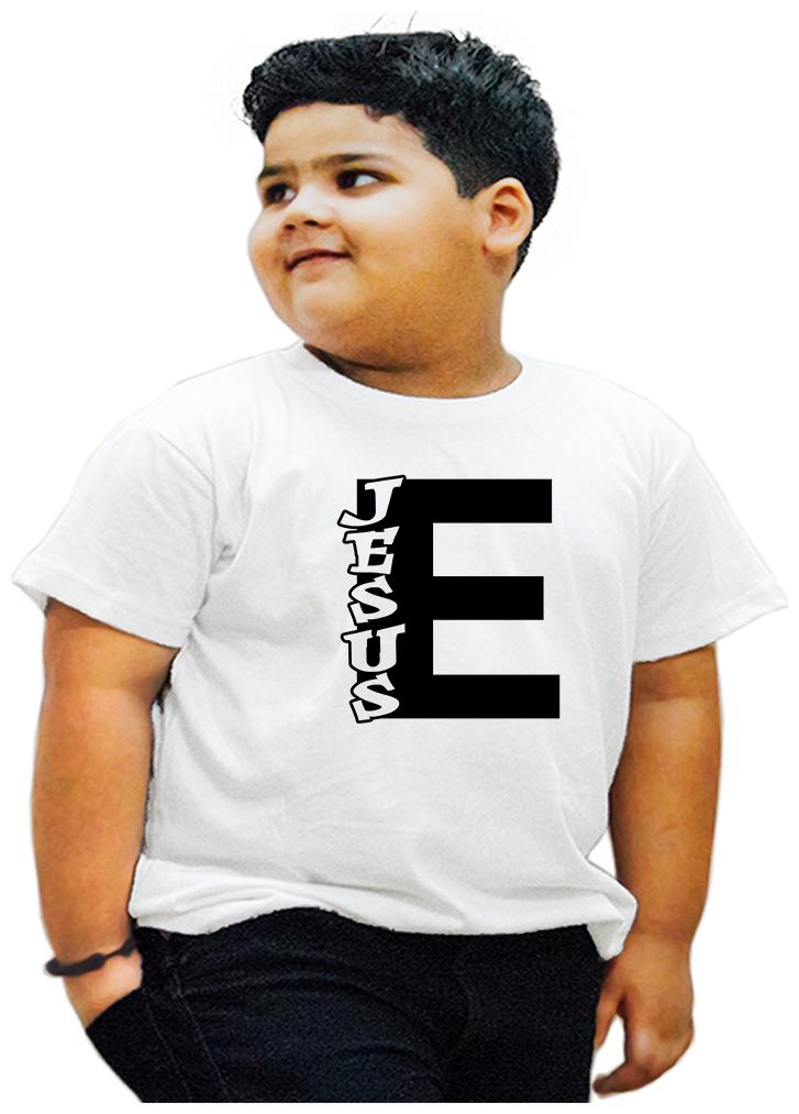 

HEYUZE Boy Cotton Printed T-shirt - White