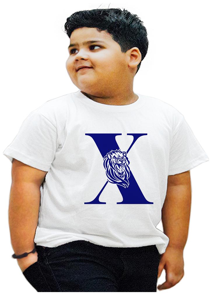 

HEYUZE Boy Cotton Printed T-shirt - White
