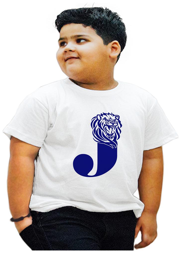 

HEYUZE Boy Cotton Printed T-shirt - White