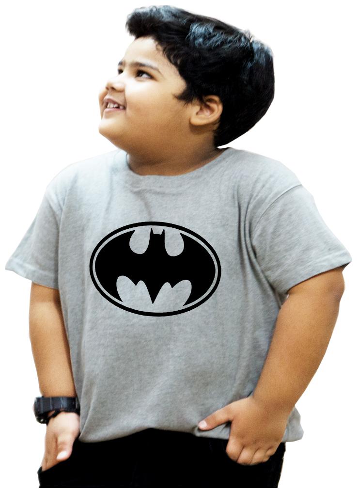 

HEYUZE Boy Cotton Solid T-shirt - Grey
