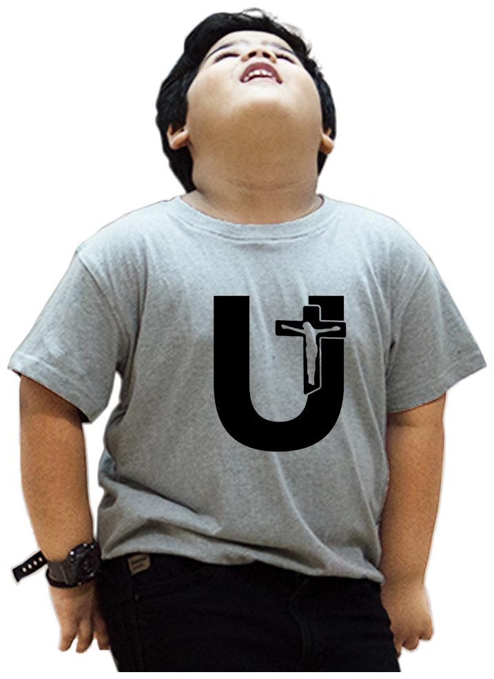 

HEYUZE Boy Cotton Printed T-shirt - Grey