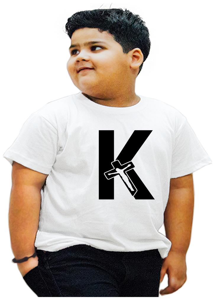 

HEYUZE Boy Cotton Printed T-shirt - White