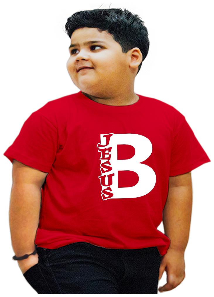 

HEYUZE Boy Cotton Printed T-shirt - Red