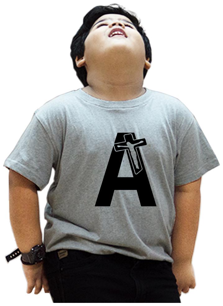 

HEYUZE Boy Cotton Printed T-shirt - Grey